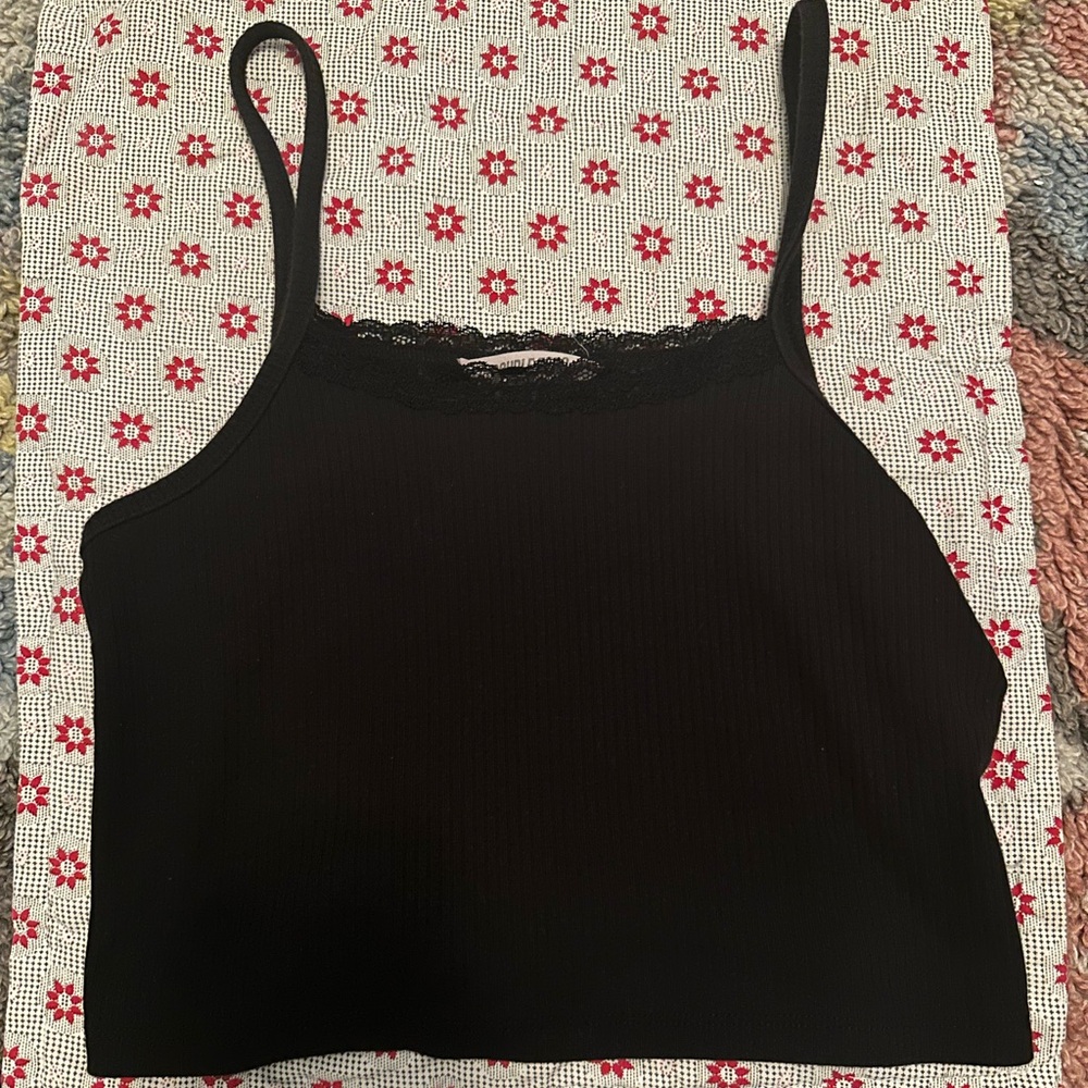 Black Lace Cami Top